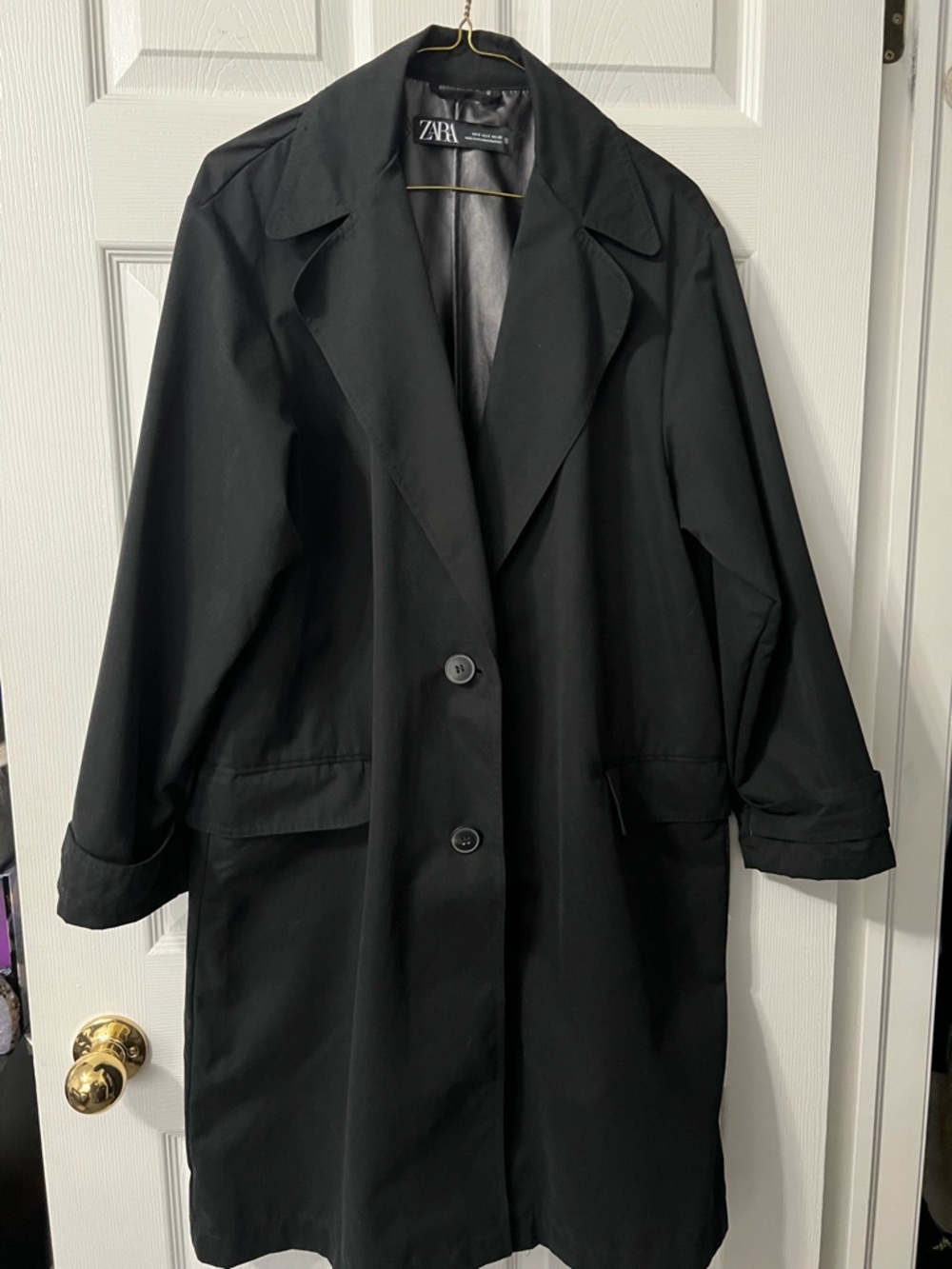 Zara Black Trench Coat